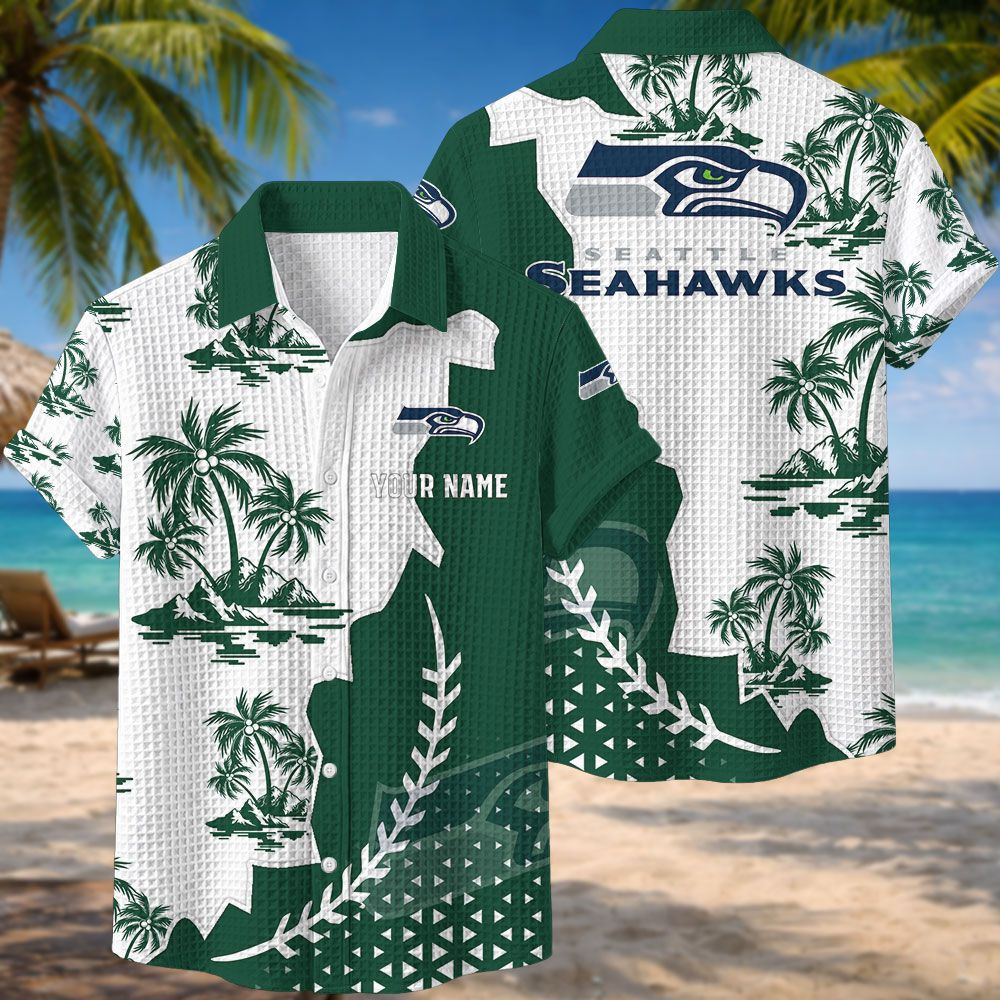 Seattle Seahawks NFL Waffle Hawaiian Shirt PB6G1GF
