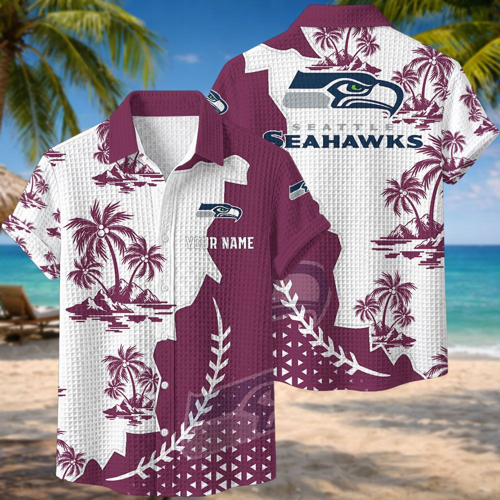 Seattle Seahawks NFL Waffle Hawaiian Shirt PB6G1GF