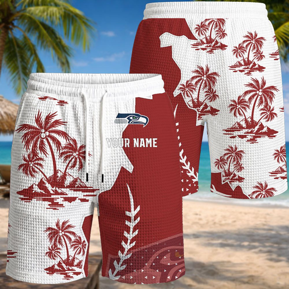 Seattle Seahawks NFL Waffle Hawaiian Shirt PB6G1GF