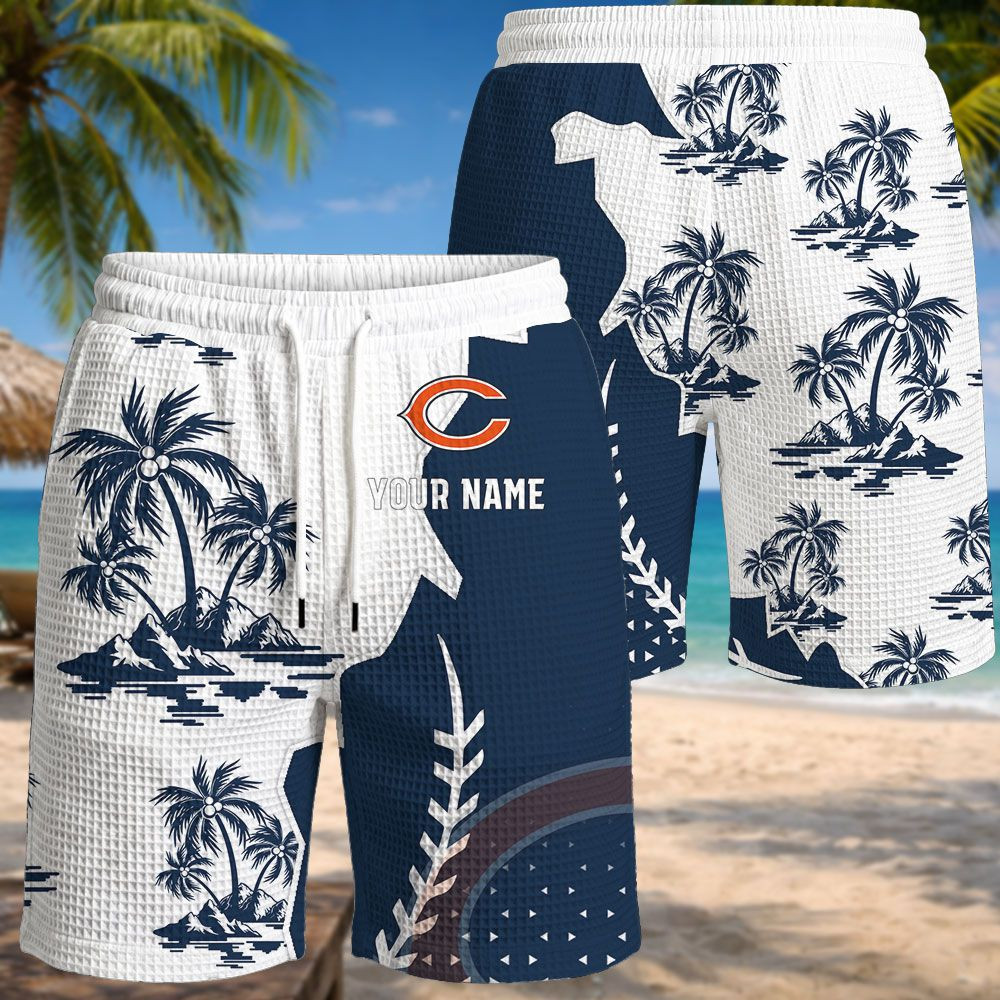 Chicago Bears NFL Waffle Hawaiian Shirt PBFZ7XZ