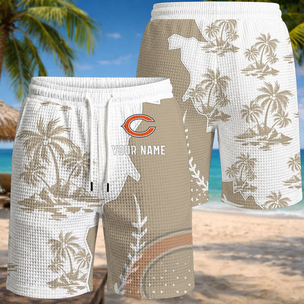 Chicago Bears NFL Waffle Hawaiian Shirt PBFZ7XZ