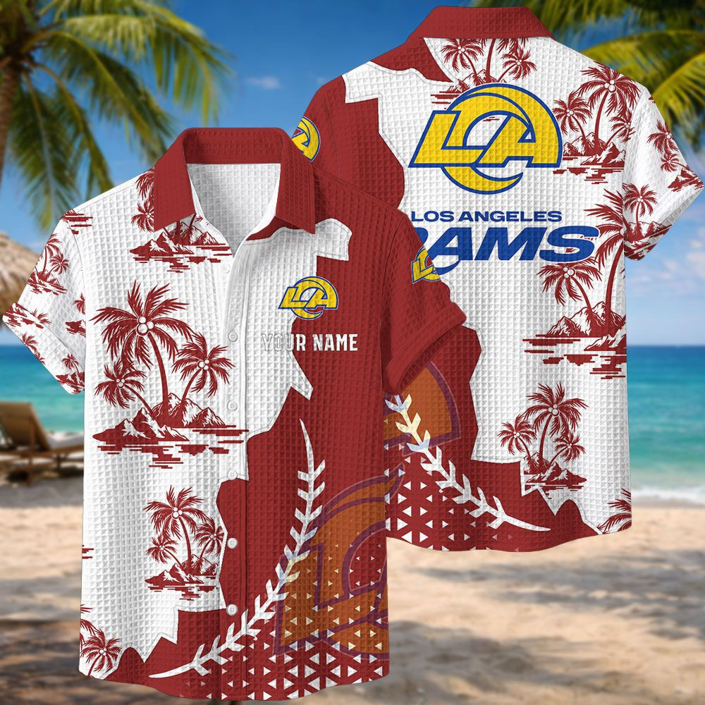 Los Angeles Rams NFL Waffle Hawaiian Shirt PBZ2KHL
