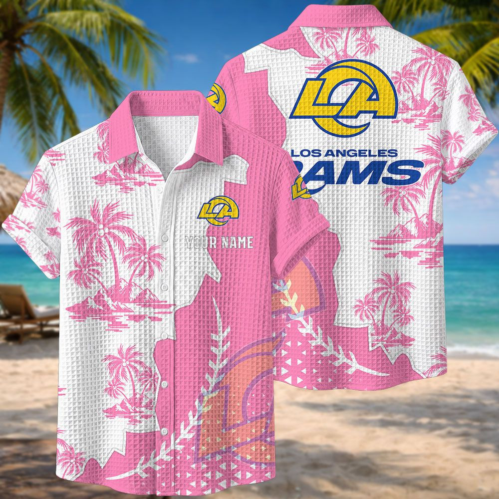 Los Angeles Rams NFL Waffle Hawaiian Shirt PBZ2KHL