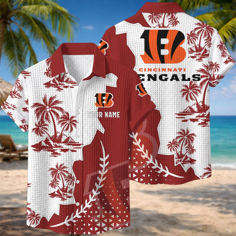 Cincinnati Bengals NFL Waffle Hawaiian Shirt PBIP1PA