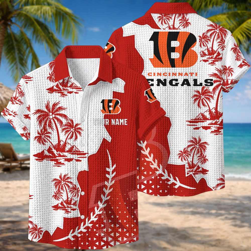 Cincinnati Bengals NFL Waffle Hawaiian Shirt PBIP1PA