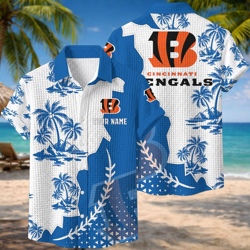 Cincinnati Bengals NFL Waffle Hawaiian Shirt PBIP1PA