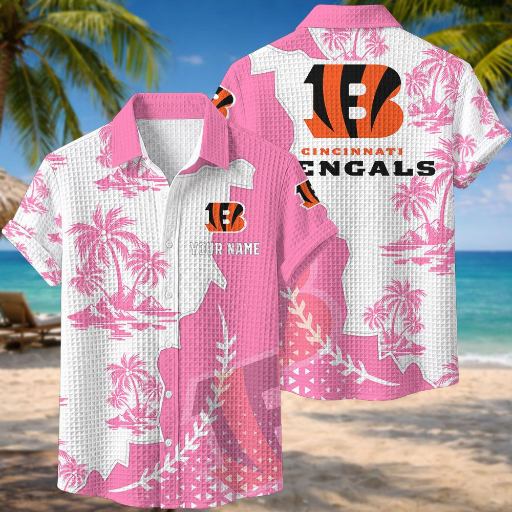 Cincinnati Bengals NFL Waffle Hawaiian Shirt PBIP1PA