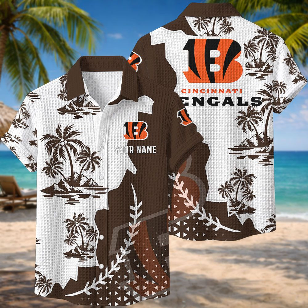 Cincinnati Bengals NFL Waffle Hawaiian Shirt PBIP1PA