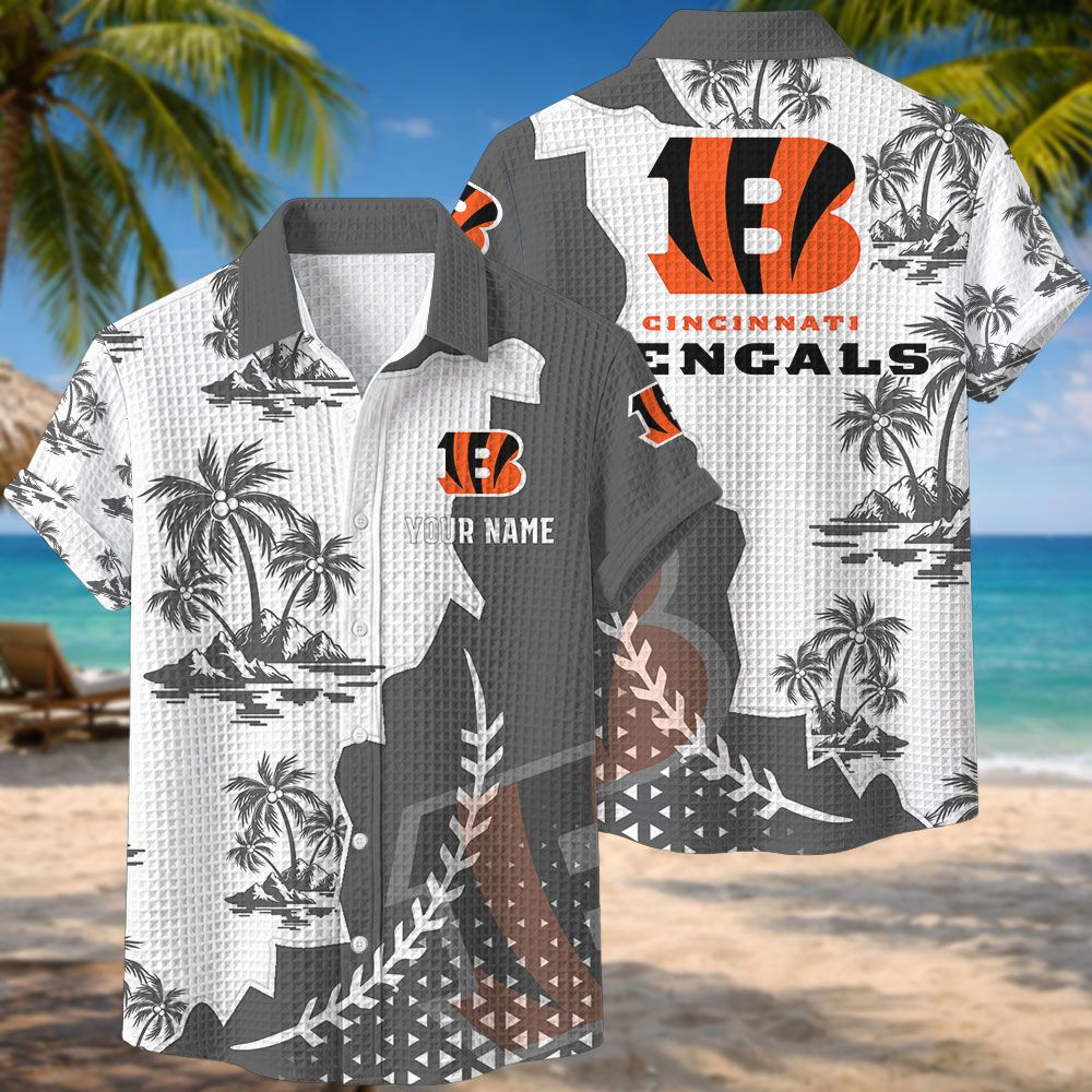 Cincinnati Bengals NFL Waffle Hawaiian Shirt PBIP1PA