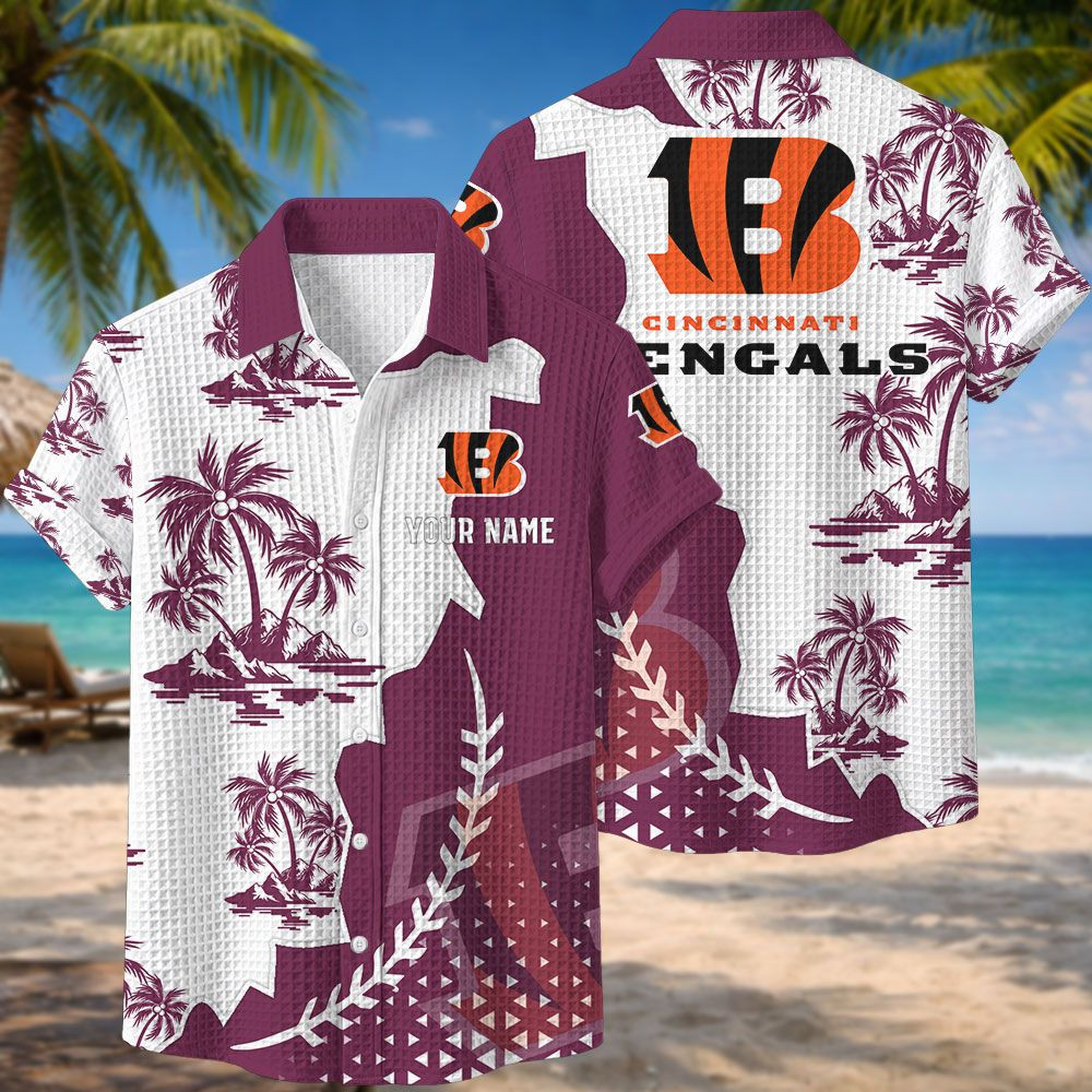 Cincinnati Bengals NFL Waffle Hawaiian Shirt PBIP1PA