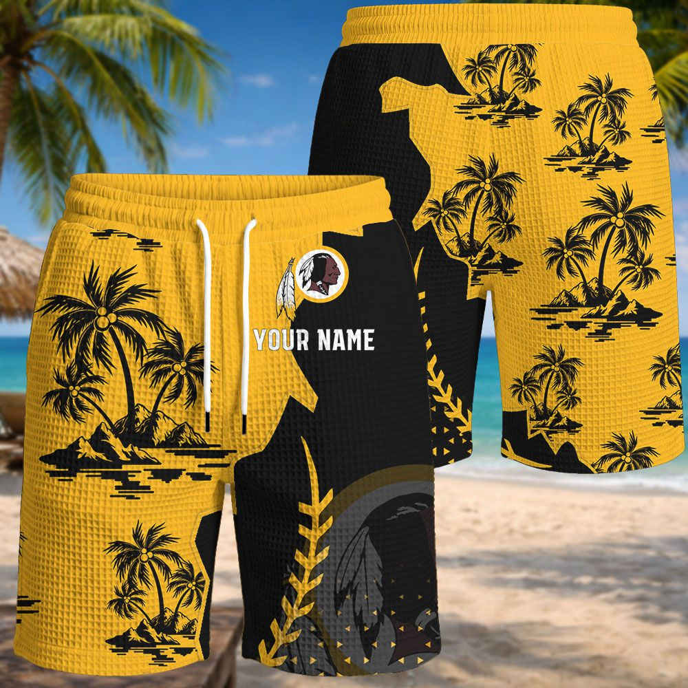 Washington Redskins NFL Waffle Hawaiian Shirt PBH7BHY