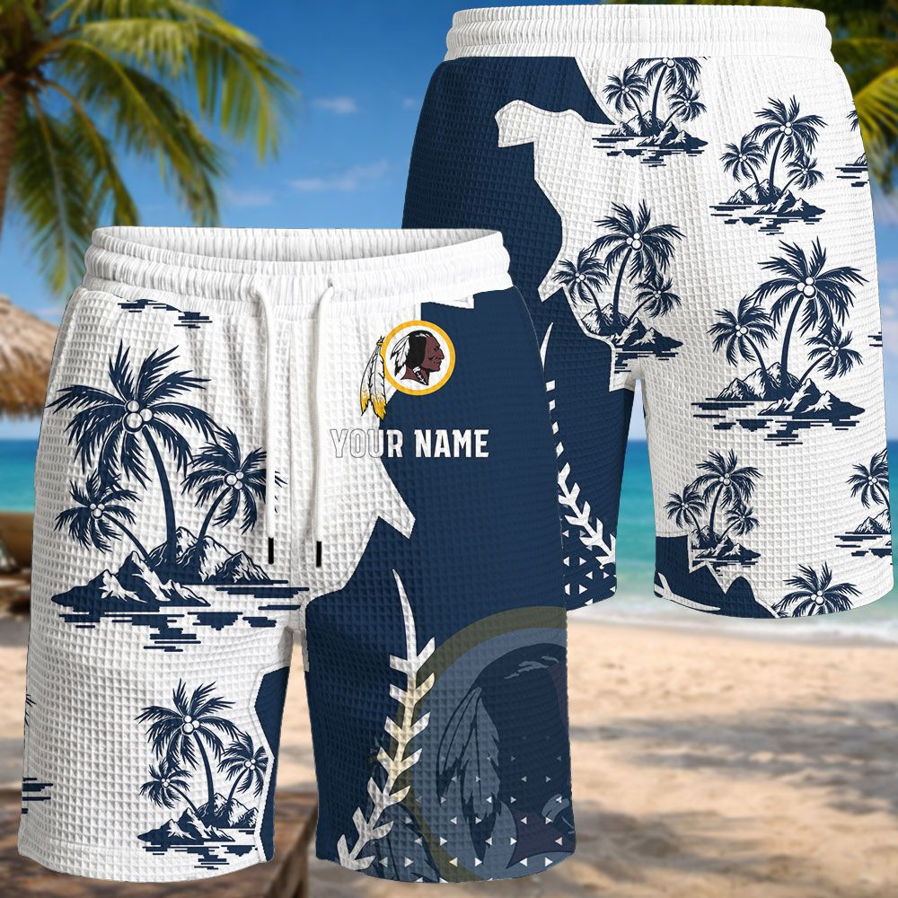 Washington Redskins NFL Waffle Hawaiian Shirt PBH7BHY