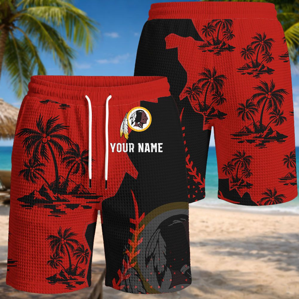 Washington Redskins NFL Waffle Hawaiian Shirt PBH7BHY