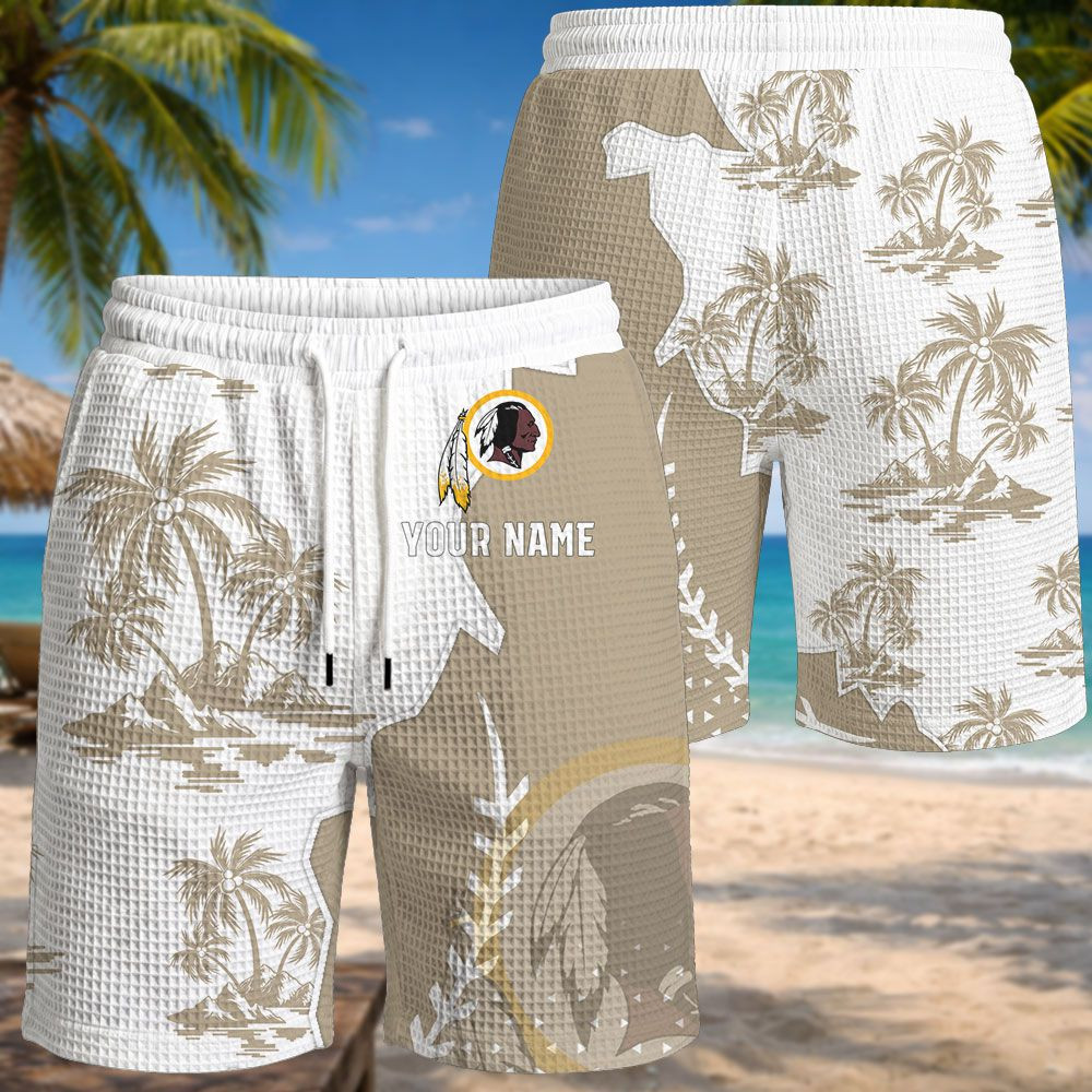 Washington Redskins NFL Waffle Hawaiian Shirt PBH7BHY