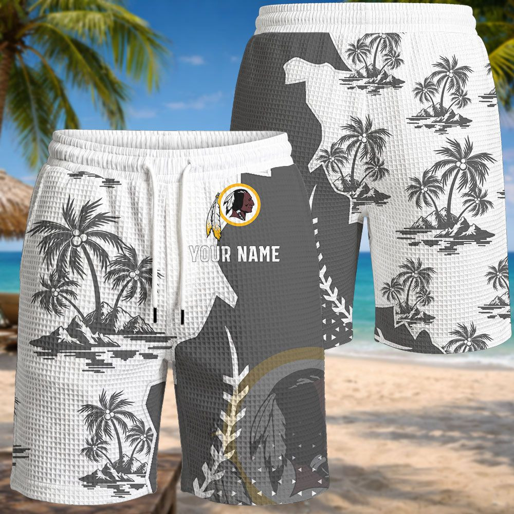 Washington Redskins NFL Waffle Hawaiian Shirt PBH7BHY