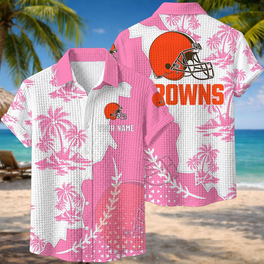 Cleveland Browns NFL Waffle Hawaiian Shirt PB4CA28