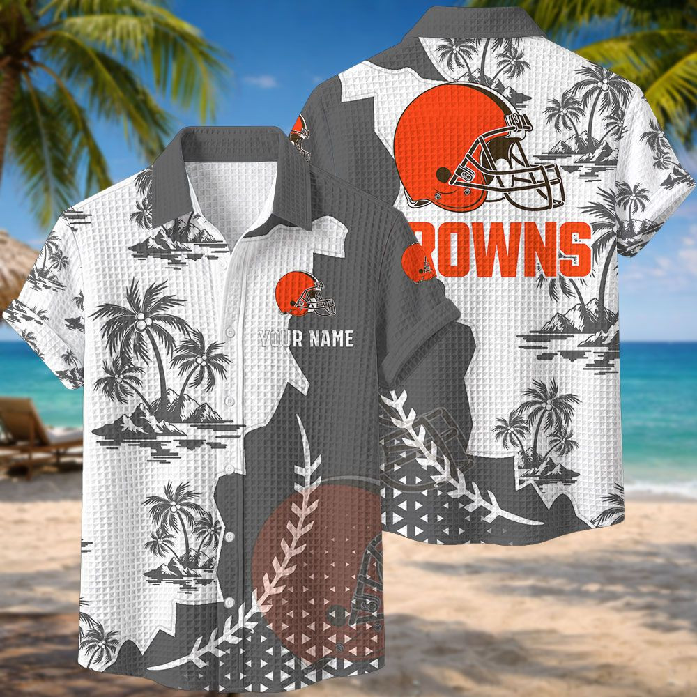 Cleveland Browns NFL Waffle Hawaiian Shirt PB4CA28