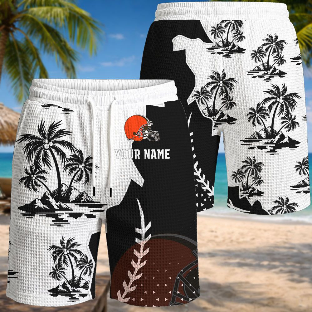 Cleveland Browns NFL Waffle Hawaiian Shirt PB4CA28