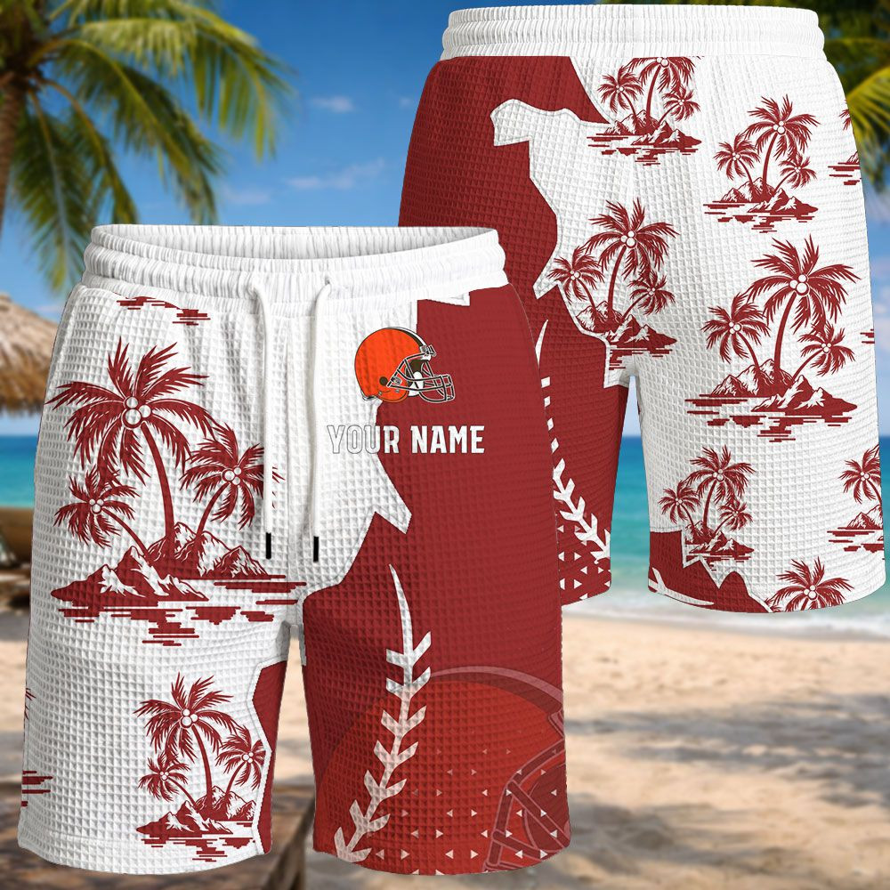 Cleveland Browns NFL Waffle Hawaiian Shirt PB4CA28