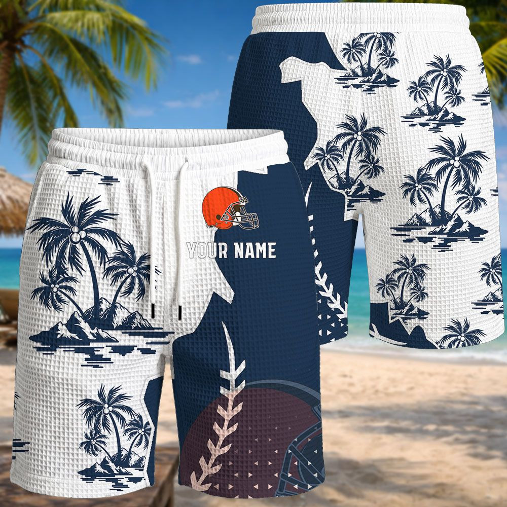 Cleveland Browns NFL Waffle Hawaiian Shirt PB4CA28