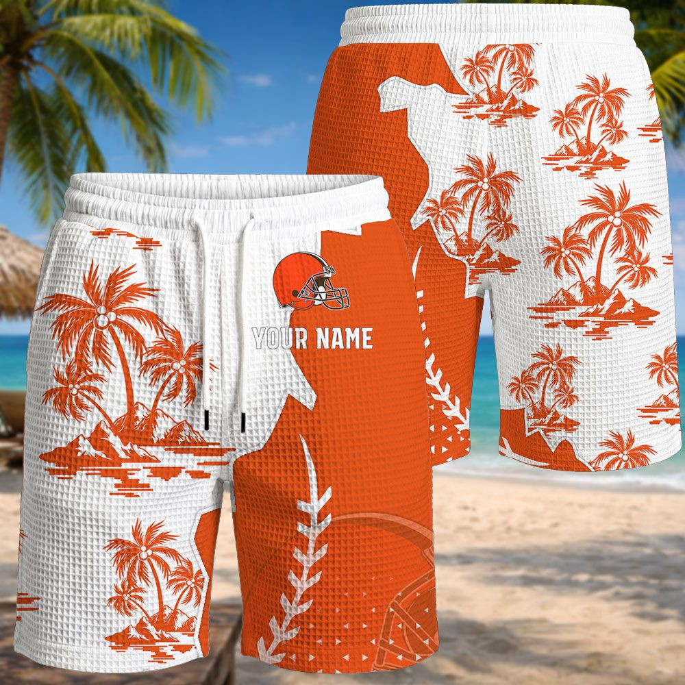 Cleveland Browns NFL Waffle Hawaiian Shirt PB4CA28