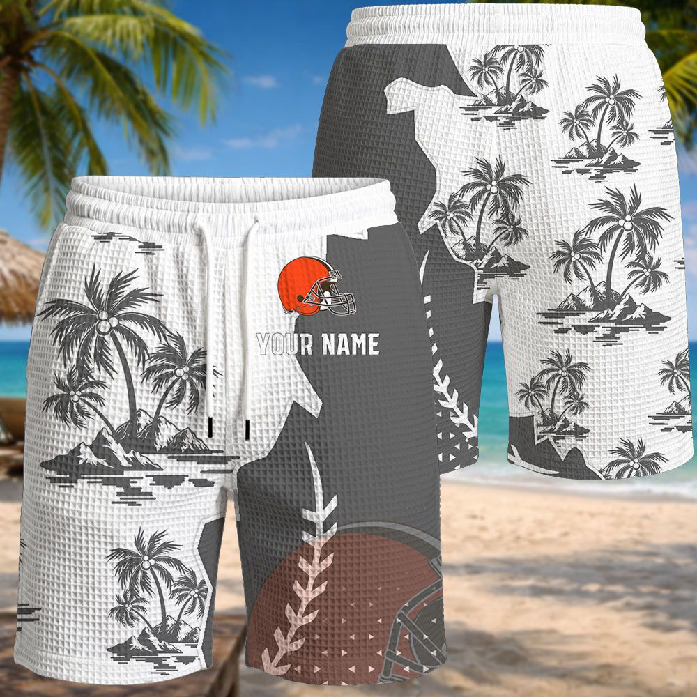 Cleveland Browns NFL Waffle Hawaiian Shirt PB4CA28