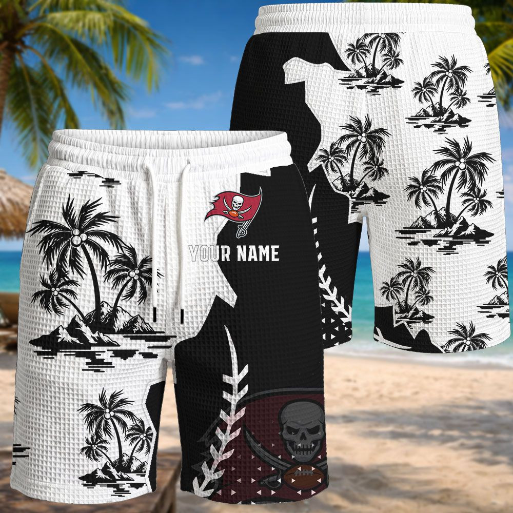 Tampa Bay Buccaneers NFL Waffle Hawaiian Shirt PB0R0PA