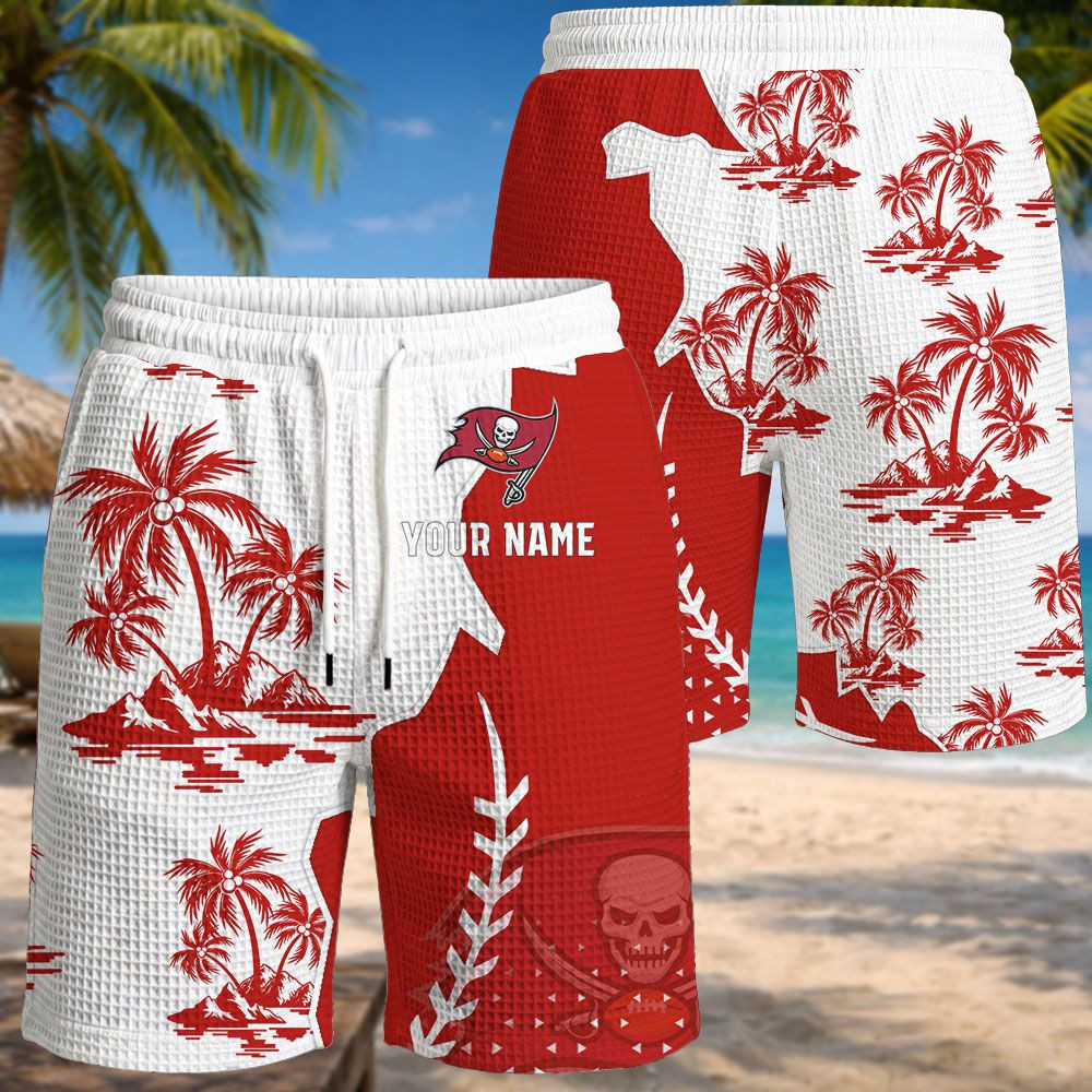 Tampa Bay Buccaneers NFL Waffle Hawaiian Shirt PB0R0PA