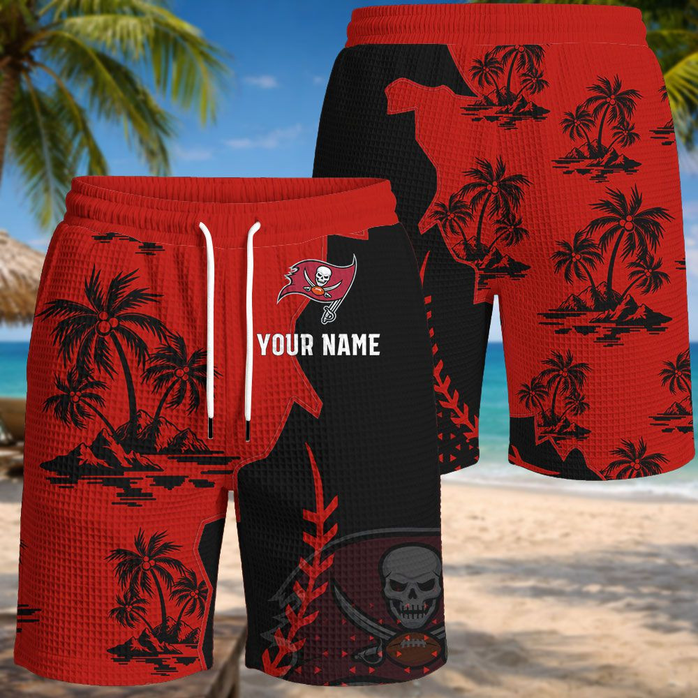 Tampa Bay Buccaneers NFL Waffle Hawaiian Shirt PB0R0PA