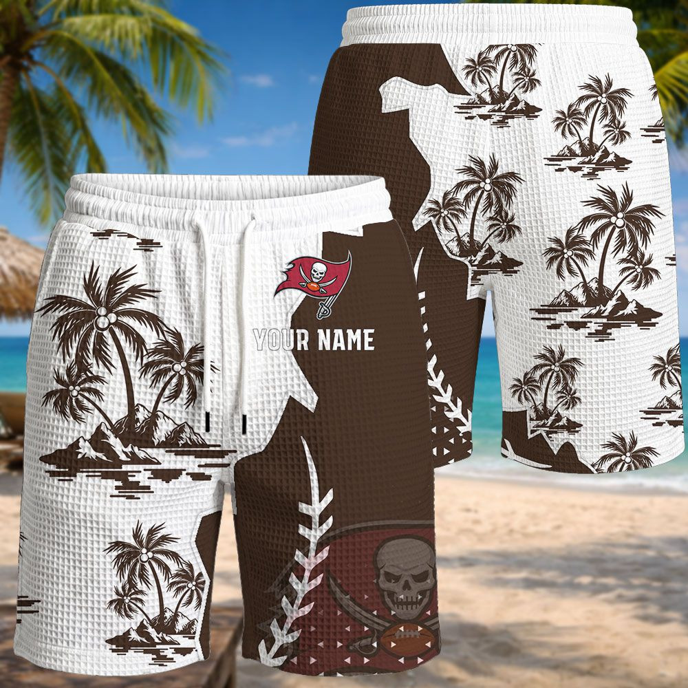 Tampa Bay Buccaneers NFL Waffle Hawaiian Shirt PB0R0PA