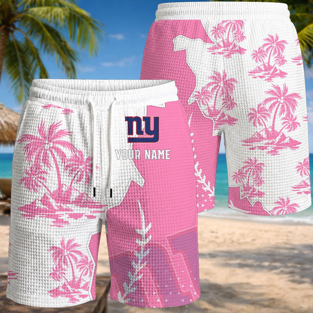 New York Giants NFL Waffle Hawaiian Shirt PB1V2EP