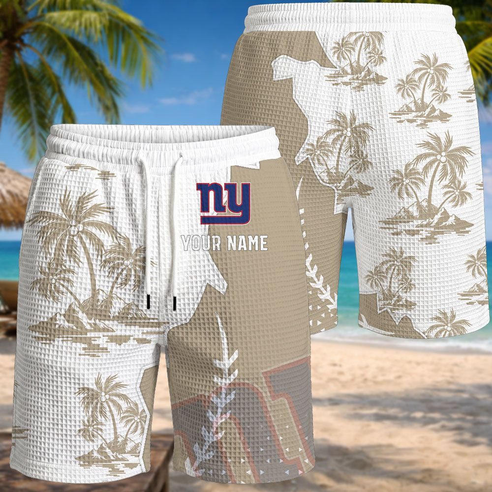 New York Giants NFL Waffle Hawaiian Shirt PB1V2EP