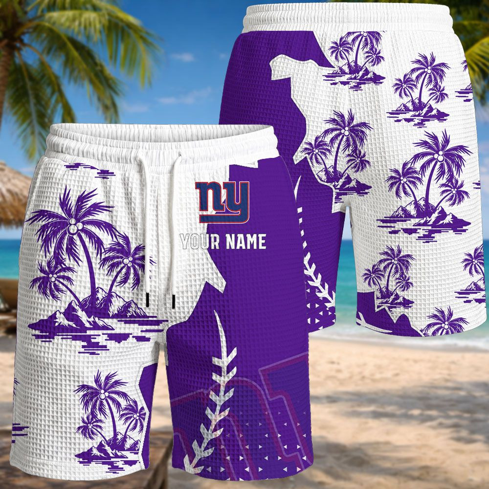 New York Giants NFL Waffle Hawaiian Shirt PB1V2EP