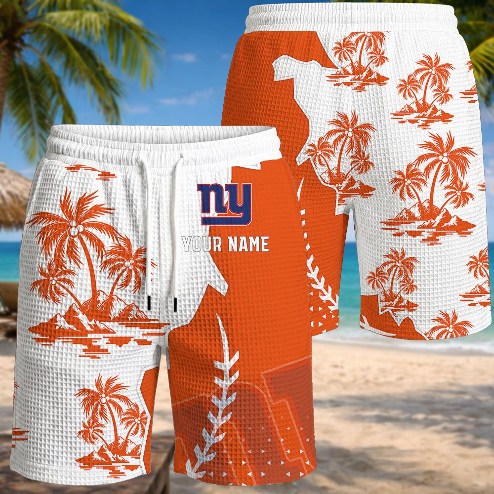 New York Giants NFL Waffle Hawaiian Shirt PB1V2EP