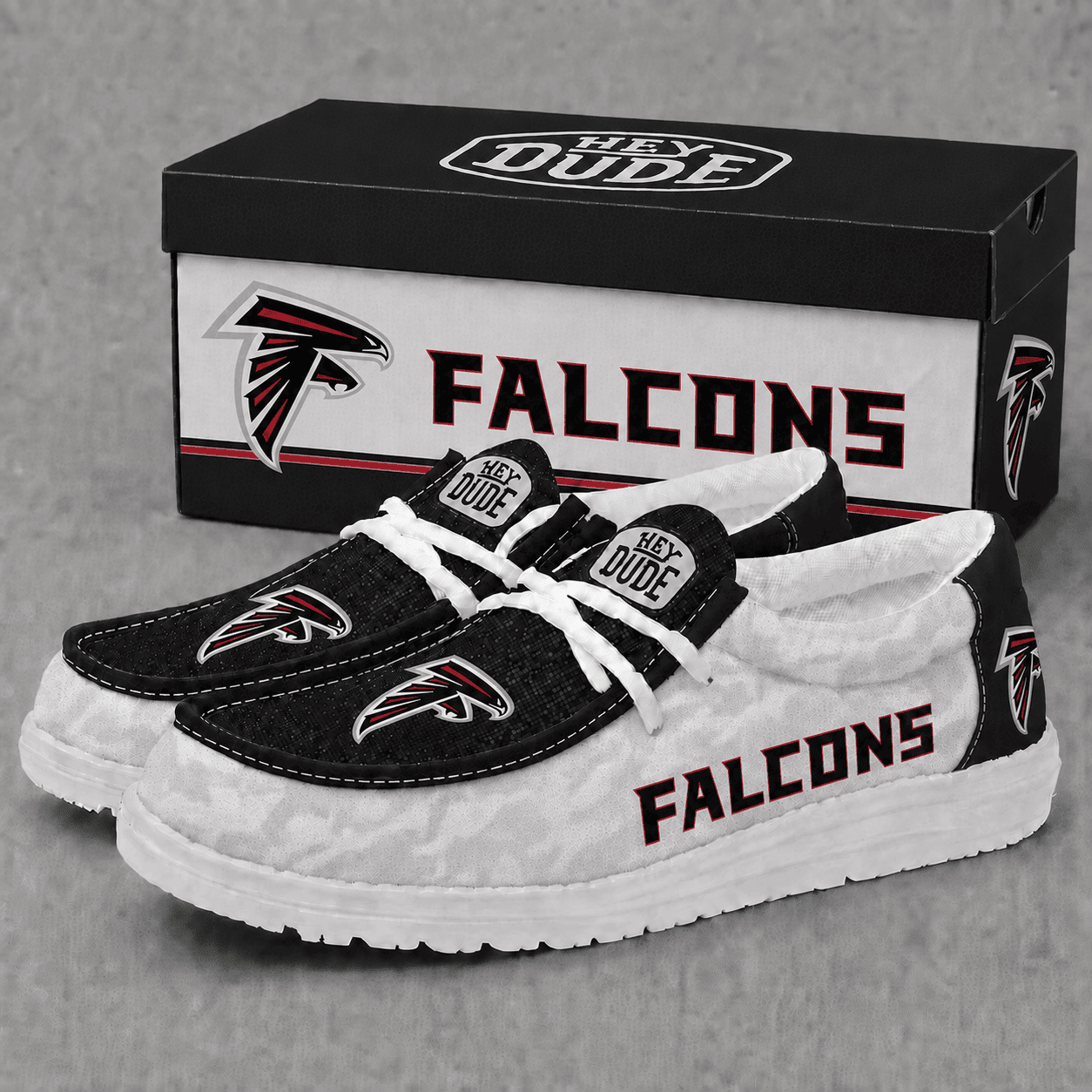 Atlanta Falcons | Premium NFL Football Field Fan Loafer Shoes - VA22538