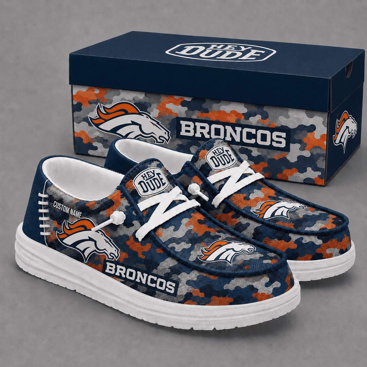 Denver Broncos Personalized | Premium Loafer Shoes - VA23647
