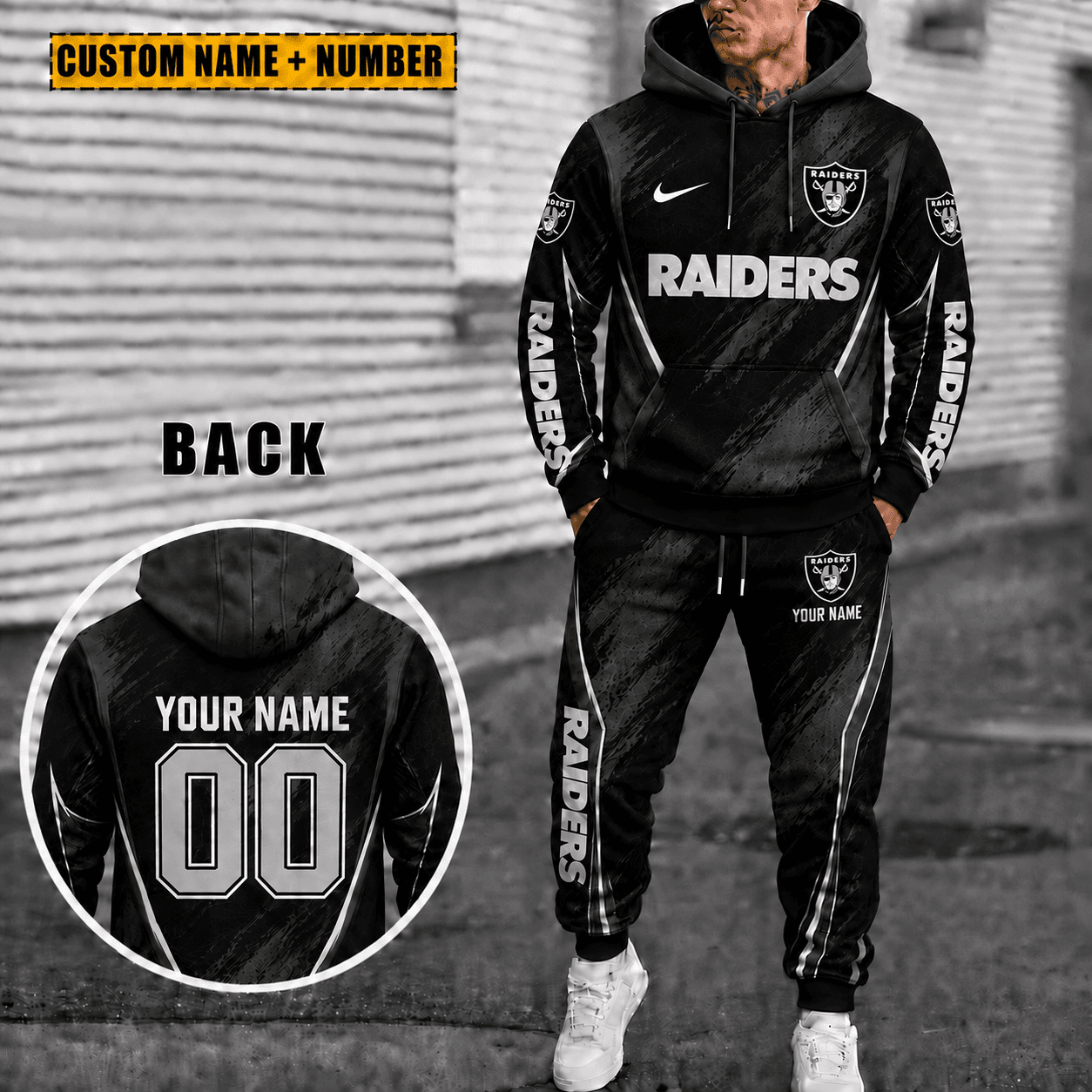 Raiders Personalized Combo Hoodie And Sweatpants Gift For Fan VAN6616