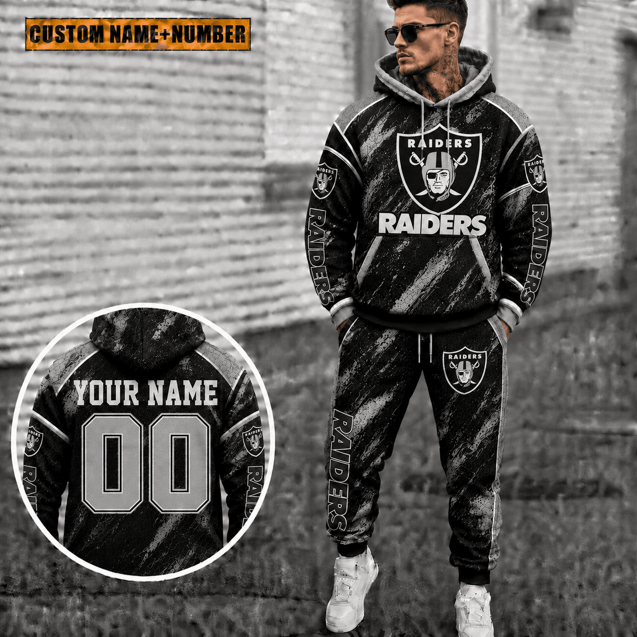 Raiders Personalized Combo Hoodie And Sweatpants Gift For Fan VAN8252