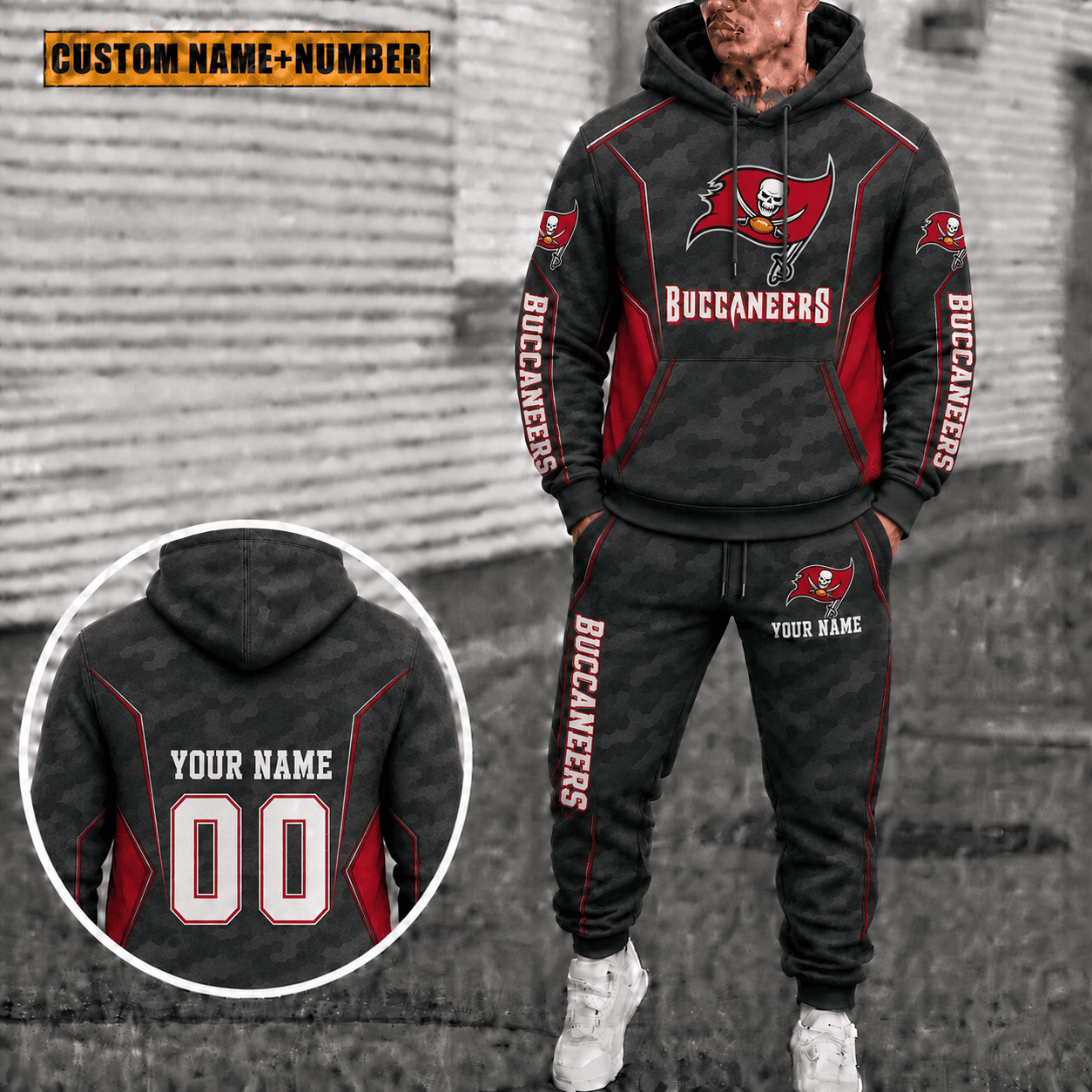 Tampa Bay Buccaneers Personalized Combo Hoodie And Sweatpants Gift For Fan VAN88107