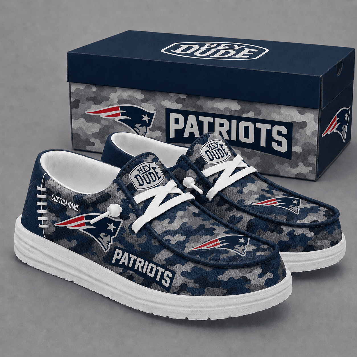 New England Patriots Personalized | Premium Loafer Shoes - VA23645