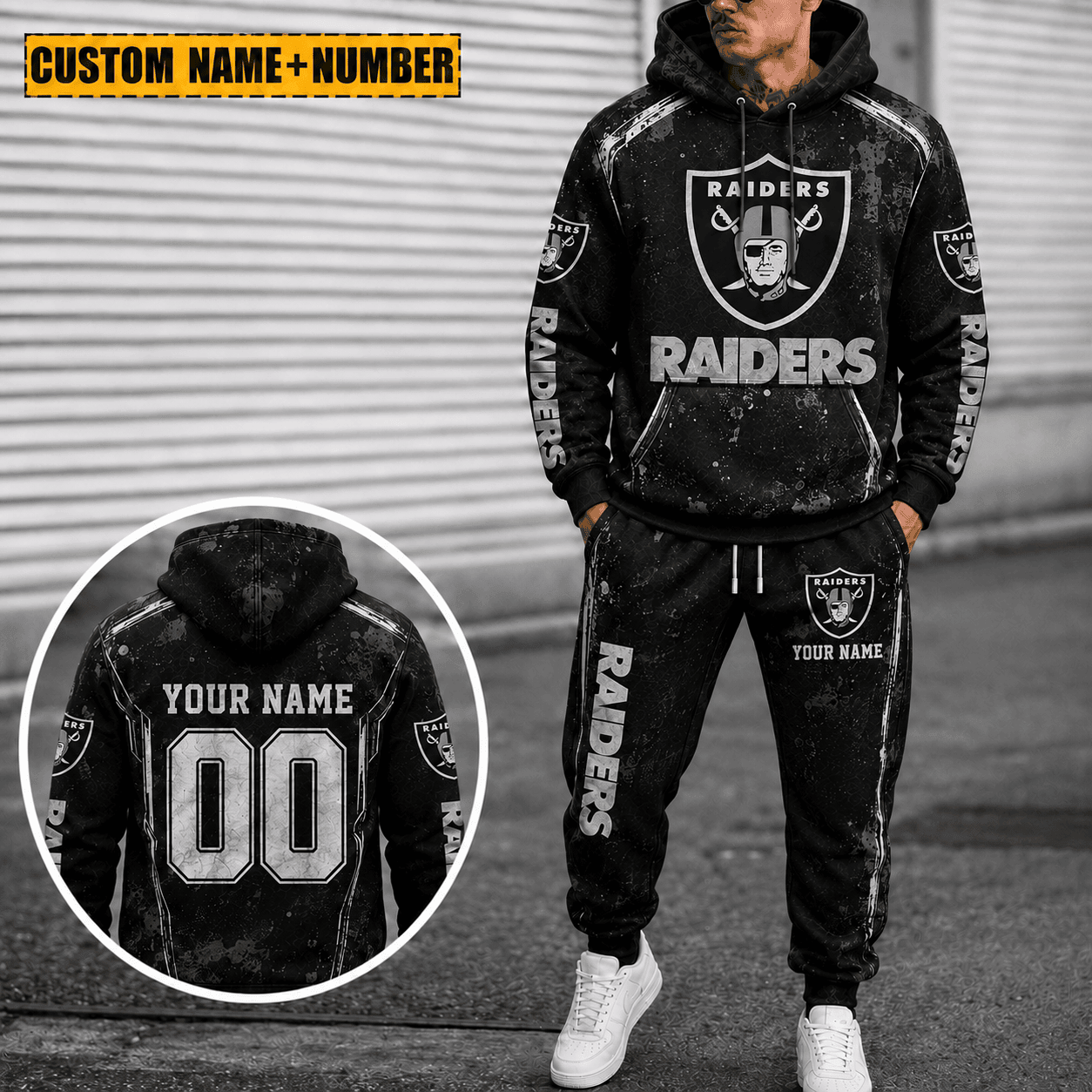 Raiders Personalized Combo Hoodie And Sweatpants Gift For Fan VAN77155