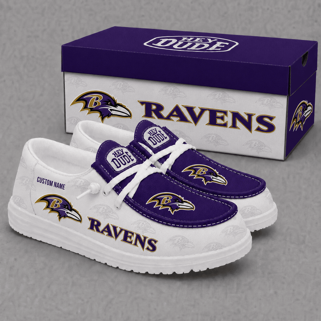 Baltimore Ravens Personalized | Premium Loafer Shoes - VA52716