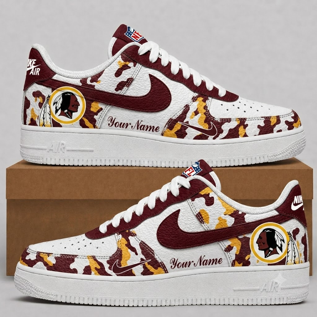 Washington Redskins | Premium NFL Team AF1 Shoes VA9252