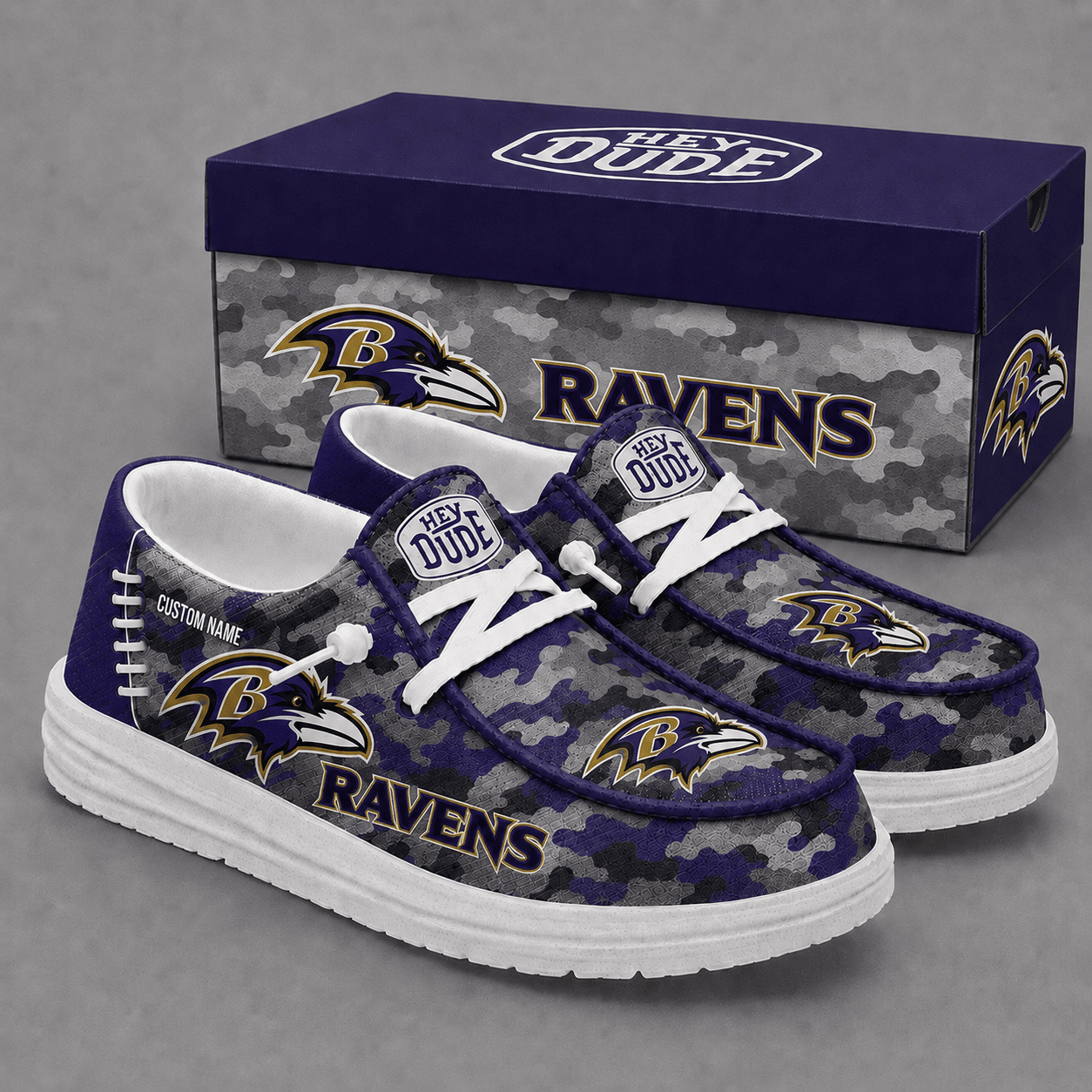Baltimore Ravens Personalized | Premium Loafer Shoes - VA23649