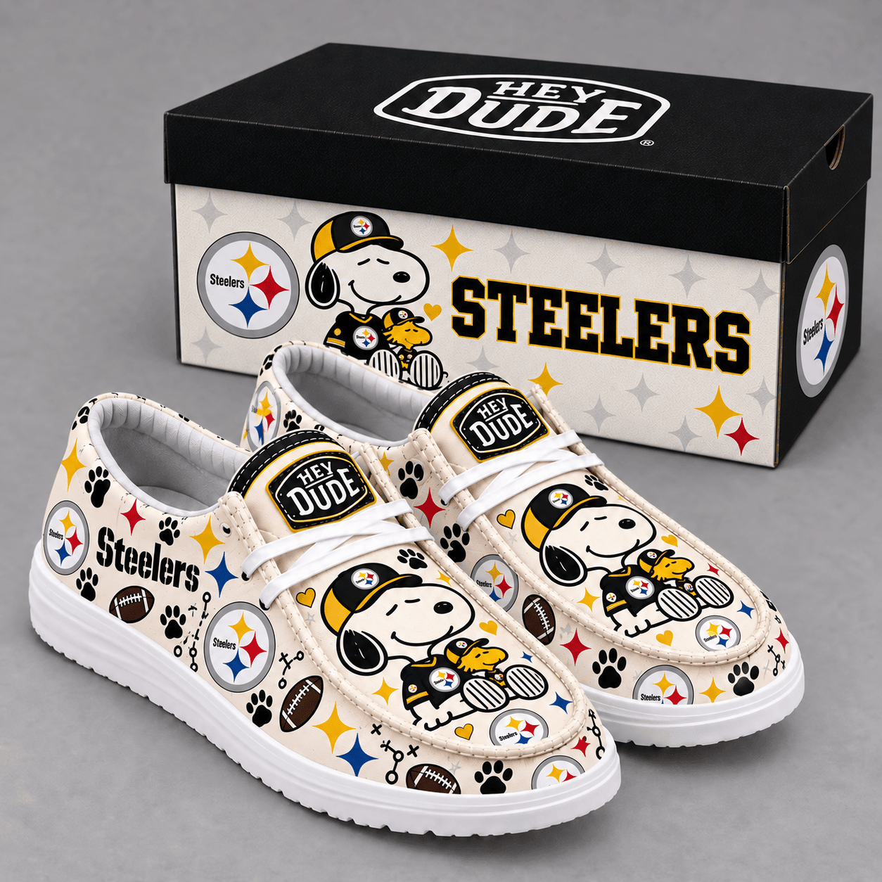 Pittsburgh Steelers | Premium NFL Football Field Fan Loafer Shoes - VA61538