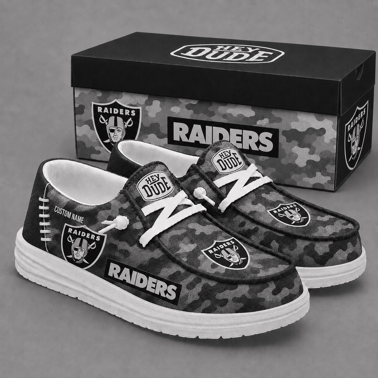 Raiders Personalized | Premium Loafer Shoes - VA23646