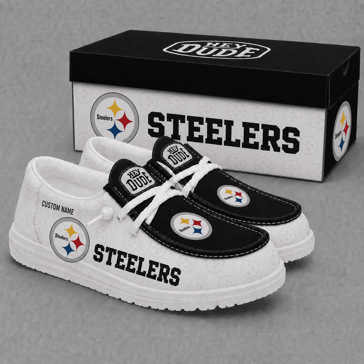 Pittsburgh Steelers Personalized | Premium Loafer Shoes - VA52710