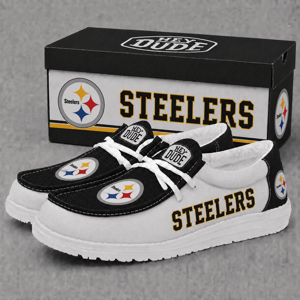 Pittsburgh Steelers | Premium NFL Football Field Fan Loafer Shoes - VA22511