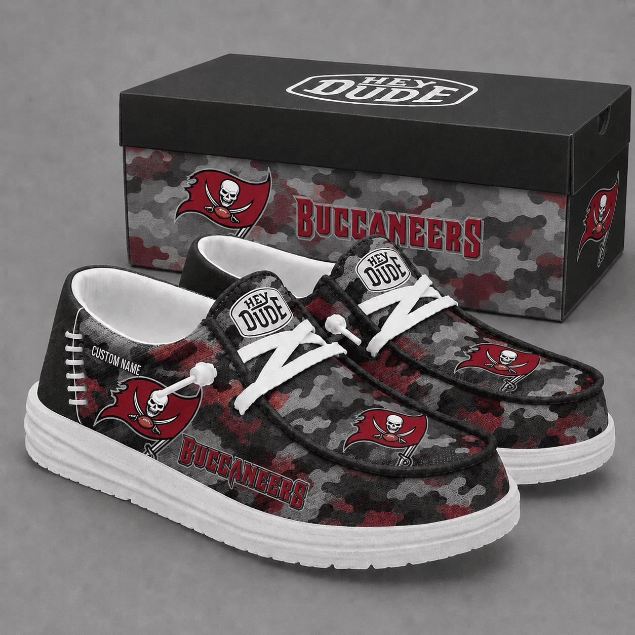 Tampa Bay Buccaneers Personalized | Premium Loafer Shoes - VA23669