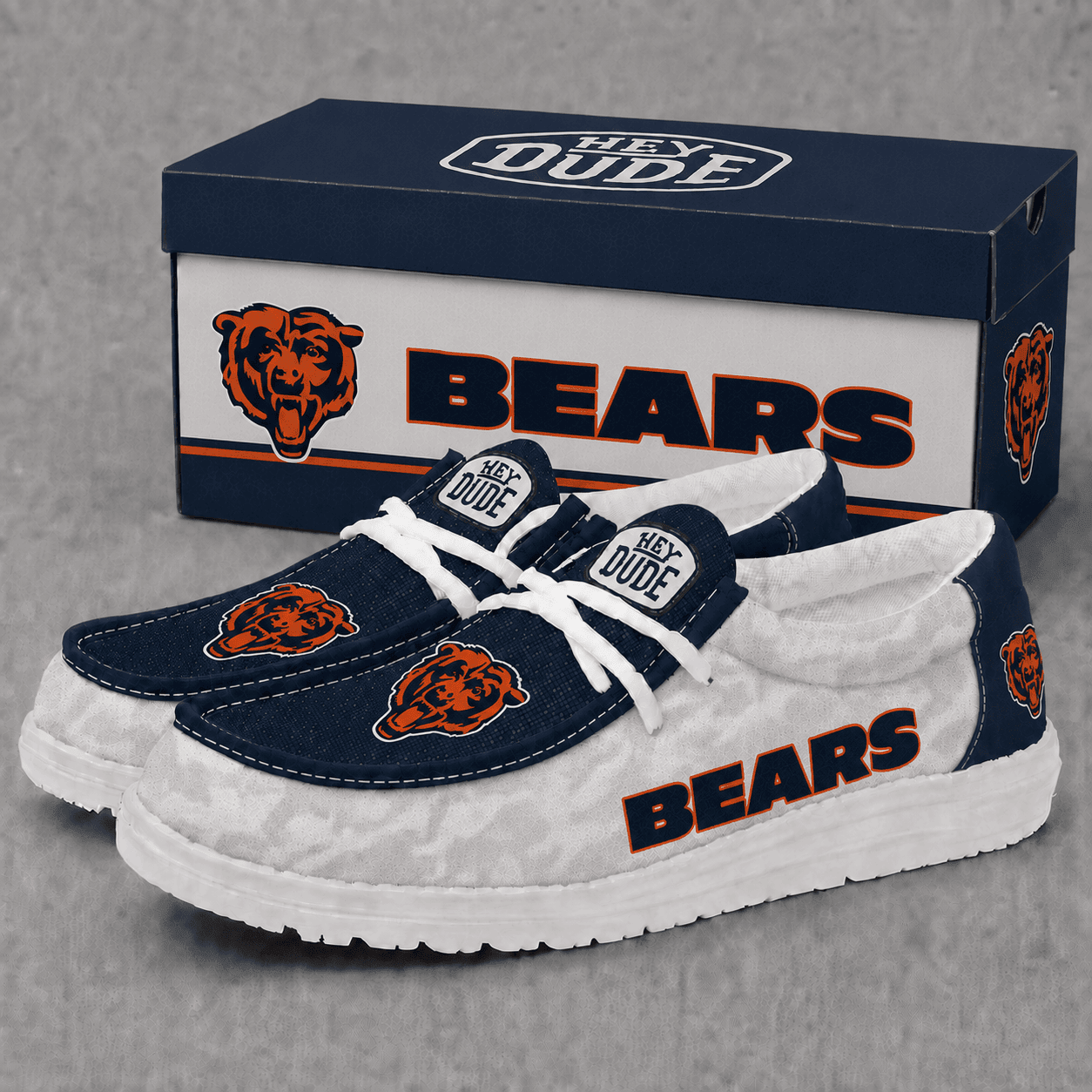 Chicago Bears | Premium NFL Football Field Fan Loafer Shoes - VA22527